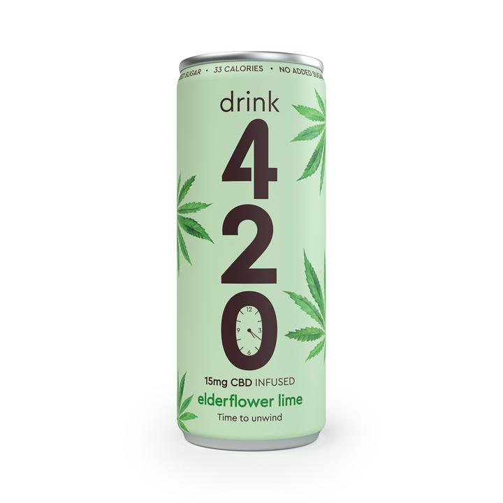 Drink 420 Elderflower & Lime CBD Drink